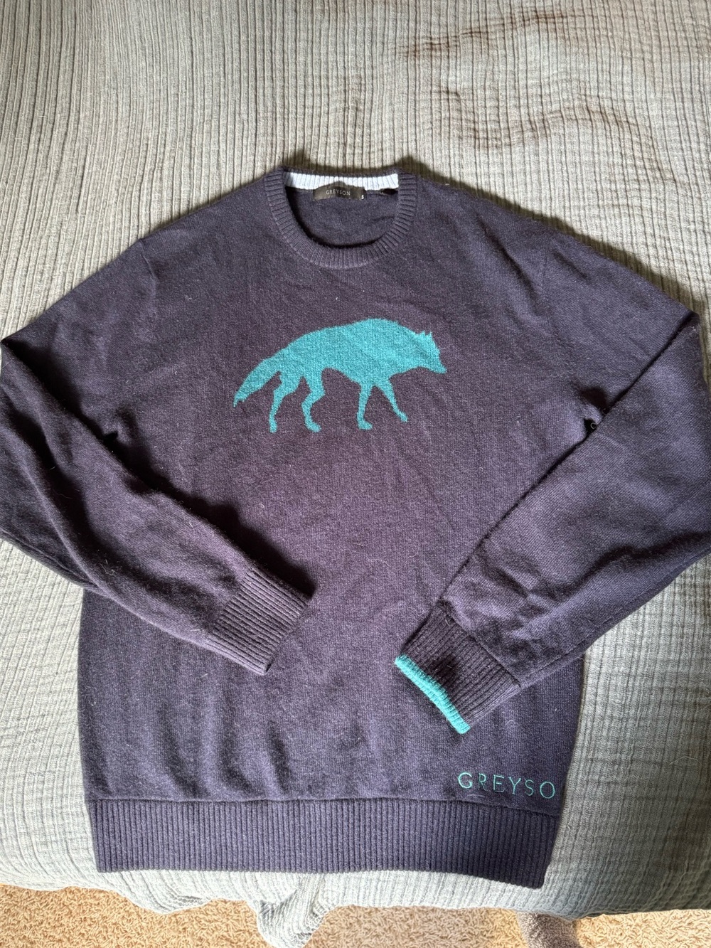 Greyson Men's Wolf Cashmere Sweater
